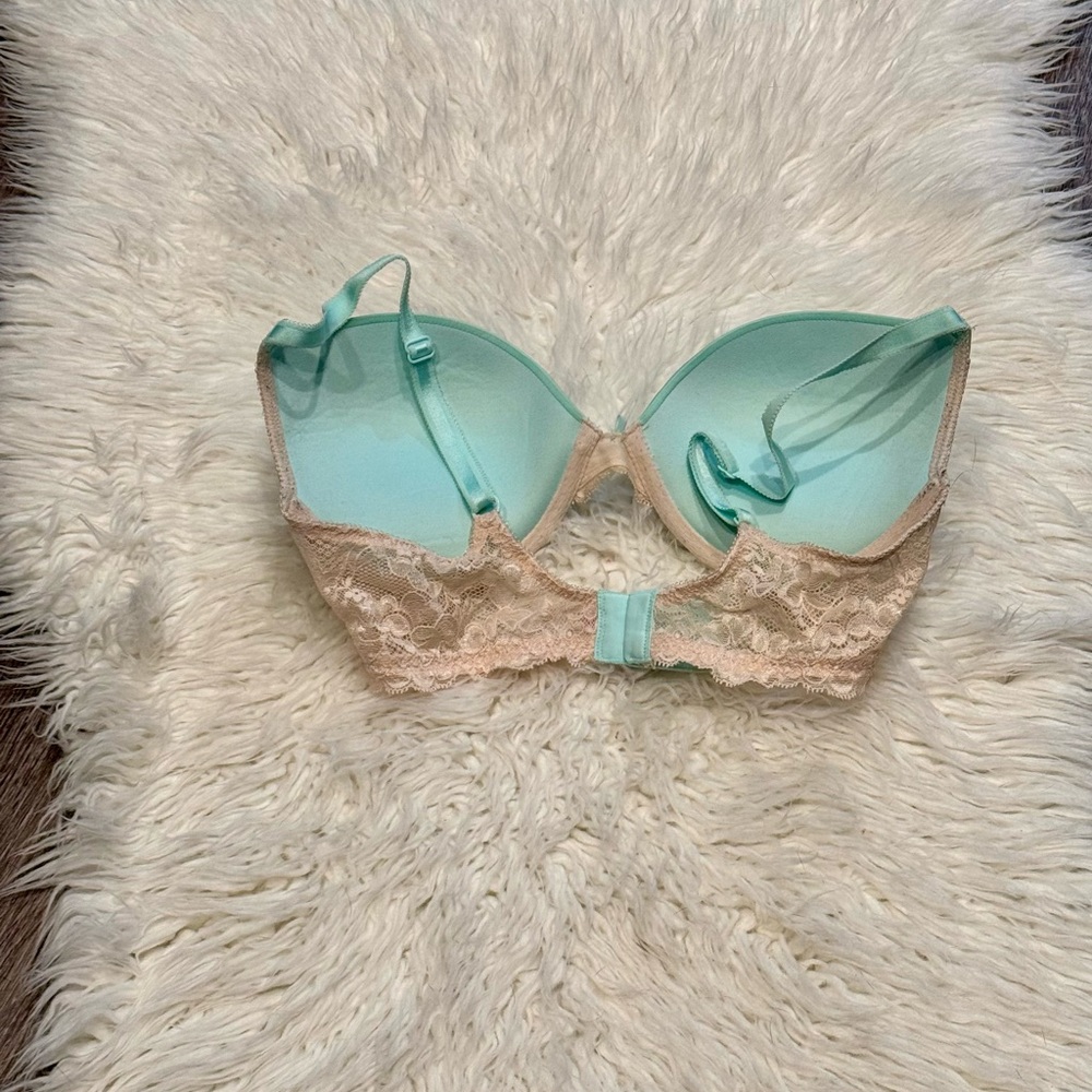 Victoria's Secret Dream Angels Balconet Lace Lined Demi Push Up Rhinestone Bra - Picture 6 of 9